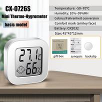 Bluetooth Digital Thermometer LCD Hygrometer Indoor Room Electronic Temperature Humidity Meter Sensor Gauge Weather Station CX-0726S Regular