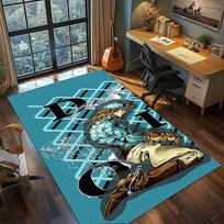 JoJo Stardust Crusaders Carpet for Living Room Bedroom Home Decor Cool Movie Mat Play Floor Mat 60x90cm