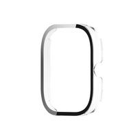 2-1pcs Glass+Case for Redmi Watch 5/5 ESIM Clear Tempered Glass Screen Protector Hard PC Protective Bumper Anti-Scratch Cover 1PCS gryna