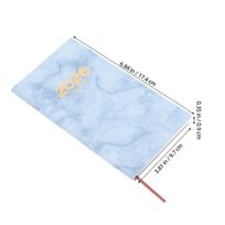 Daily Planner Notebook A6 Marble Pattern Pocket Planner 2026 Year-Round Time Management Journal Daily Work Organizer School mėlyna