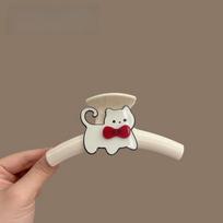 Lovely Kitten Shape One Word Hair Grab Clip Fashion Ladies Hair Styling Ornament