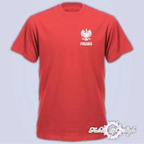Koszulka Polska Poland Football Dziecieca T- Shirt Kids Red 2XL