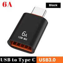 6A USB OTG To Type C Data Transfer Adapter Type C Female to USB Male Converter Fast Charging Adapter For Laptop Macbook Samsung