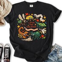 Love The Unloved Insects  Shirt Worm Scorpion Animal Lover Tee S
