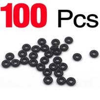MNFT 100Pcs Carp Fishing Bite Alarm Rubber Round O Rings 6mm Fishing Tackle Quick change Accessories