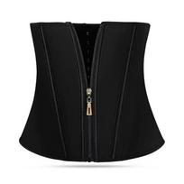 Rggmqq 1Pcs  Waist Trainer Corset Underbust Sport Cincher Womens Workout Body Shaper  Zipper And Hooks S