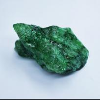 NATURAL Dyed Raw Rough Green Emerald Uncut 645.50 CT Loose Gemstone CERTIFIED 68.0 mm approx žalia