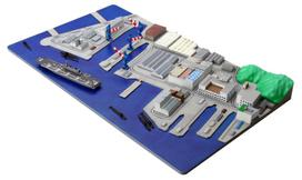 Fujimi Models Collectible Naval Port Series 5 Yokosuka Naval Base Plastic Model Naval Port 5 1/3000 No. U.S.