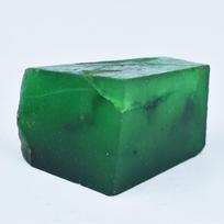 CERTIFIED 352.56 Ct Natural Emerald Green Raw UnCut Rough Loose Gemstone 45.6  mm approx žalia