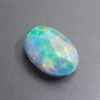 Ovalus pjovimas Natūralus akmens luitas Daugiaspalvis opalas 13,30 ct Laisvas brangakmenis SERTIFIKUOTAS 19 mm approx įvairiaspalvis