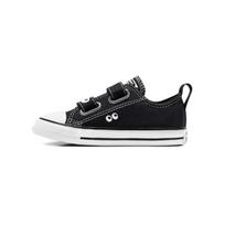 Converse Chuck Taylor All Star EasyOn Low TD Eyes Baby Sneakers Black White A10384C 25