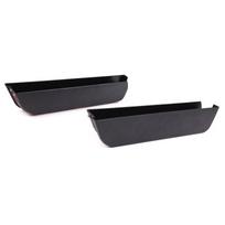 For Land Rover Defender 90 110 -22 ABS Black Car Central both sides Storage Box Storage Box mobile phone box Car juoda