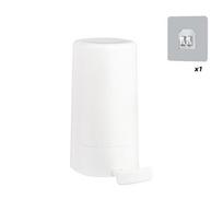 Soap Grinder for Bar Soap No Drilling Waterproof Soap Dispenser Manual Soap Shredder for Bathroom Kitchen Hotel Travel 1/2Pack