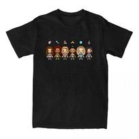 KATSEYE X Toca Boca T-shirt Korean Girls Band Cartoon Printing Tshirts Cotton Short Sleeve  Tees Unisex Streetwear XS