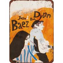 Bob Dylan Aluminum Sign  Vintage Folk Legends Wall Decor Retro Music Tin Sign 20x30cm