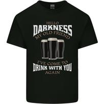 26 Hello Darkness My Old Friend Funny Guiness Mens Light Cotton T-Shirt Unisex T-Shirt XL