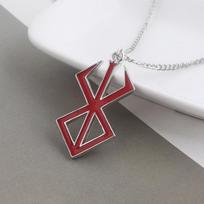 Anime Berserk Symbol Necklace Trendy Fashion Guts Sword Pendants Cosplay Jewelry Decoration Necklace Props Gifts