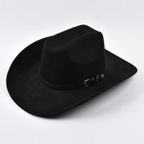 Suede Western Cowboy Hat For Men Women Vintage Rolled Brim Cowgirl Jazz Hats Outdoor Travel Knight Hats Can Be Adjusted juoda