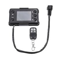 12V LCD monitoriaus jungiklis Automobilio nuotolinio valdymo pultelis Sunkvežimio oro, dyzelinio šildytuvo Par 1 gray