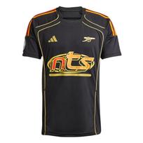Adidas Arsenal X NTS UBP marškinėliai juodi vyriški viršutiniai drabužiai JL8052 M