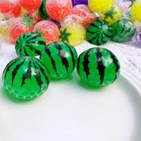 Fruit 2Pcs Squishy Stress Balls For Kids Strawberry Watermelon Squeeze Toys Dough Ball Fidget Toys For Anxiety Easing