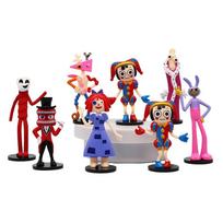Vnt./Rinkinys 6-12 Nuostabus skaitmeninis cirkas Anime figūrėlė Ragatha/Jax/Pomni Veiksmo figūrėlė PVC Kolekcinis dekoravimo modelis Lėlės žaislai