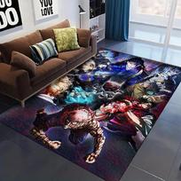 Jujutsu Kaisen Washable Non-Slip Rug Carpet Larget Floor Mat Bedroom Home Decor LXR173 60x90cm
