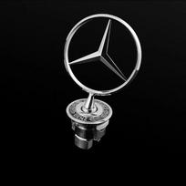 Automobilio variklio dangčio lipdukas Ženklelis 3D Žvaigždė Cinko Lydinio Automobilio Priekinio Variklio Dangčio Emblema Mercedes Benz W203 W204 W205 W206 W212 W213 W222 W223 E300 įvairiaspalvis