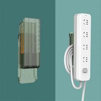Plug Storage Holder, Socket Fixer, Cable Management Punch Free Surge Protector