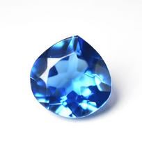 Natural Rare Bule Sapphire Certified 7.40 Ct Beautiful Pear Cut Loose Gemstone 11.6 mm approx mėlyna