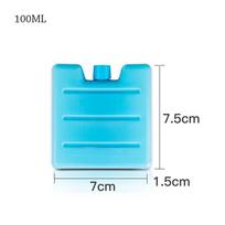 Durable Blue Ice Box Reusable Refrigeration Ice Crystal Box Keep Fresh PE Fresh Ice Board Food