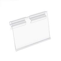 Price Tag Supermarket Label Display PVC Plastic Retail Shelf Card Slot  Metal Shelves 50x42mm