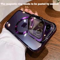 Magnetic Bracket Case for For Iphone 14 13 12 1 16 Pro Max 16 Plus for  Wireless Charge Stand Transparent Cover For iPhone 14 Pro