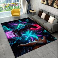 Cartoon Gamer Game Gamepad Area Rug,Carpet Rug for Living Room Kids Bedroom Sofa Kitchen Doormat Decor,Child Non-slip Floor Mat 40cm x 60cm