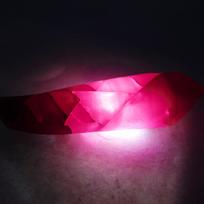Red Rough Natural 141 Ct Ruby Uncut Raw Rough Rare CERTIFIED Loose Gemstone 43.3 mm approx raudona