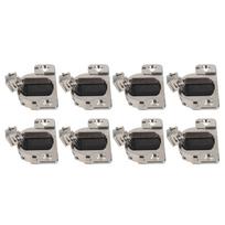 Cabinet Hinge Replacement Kit 8-Pack for Kitchen Cabinets with Nickel Plated Zinc Alloy Arms and High Density PA Plastic Cups China Mainland