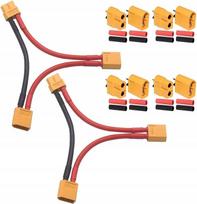 2 Sztuki Kabla Adaptera Lipo Serii Xt60 2 Z 4 Parami Wtyczki Złącza Xt60