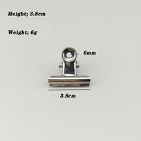 Binder Spring Clips Stainless Steel Multi-Functional Metal Clamp Paper Clips Strong Binder School Office Home Stationery Supplie