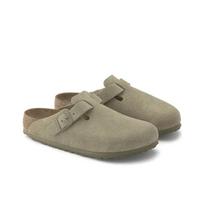 Birkenstock Boston Unisex Komfortiški įslystami EVA Tylūs šlepetės Žalios Spalvos Įprasto Kirpimo 1025788 36