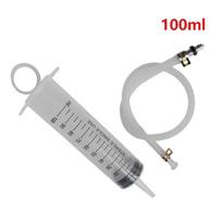 Auto Brake Fluid Extractor Auto Oil Change Syringe with Hose Dual Purpose Oil Change Tool 100-500cc Automotive Supplies 100ml