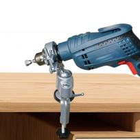Bench Vise Small Table Clamp Grind Holder DIY Metal Working Electric Drill Stand