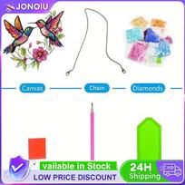 Acrylic Special Shaped Birds Flowers Diamond Painting Hanging Decorations Rhinestone Diamond Art Window Pendants for Adults China Mainland
