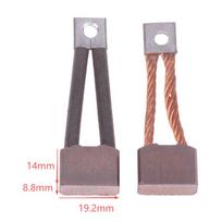 4Pcs 8.8x19.2x14mm 212 High Copper Carbon Brush For Car Starter Motor Replacement Accessories one size