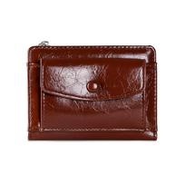 Ultra Thin Women Short Wallet Short Clutch Purse Retro Coin Pouch  Men ruda