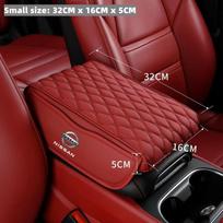 Car Armrest Mat Center Console Protection Cushion Storage For Nissan murano Navara Qashqai x-trail Patrol NV200 note Frontier