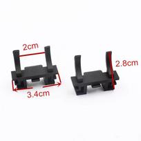 2pcs H7 headlight adapter for Land Rover Discovery for Ford Focus for Fiat led head lamp holder base socket retainer