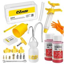 Brake Bleed Kit for Shimano Hydraulic Brakes, Brake Fluid Change Hydraulic Kits, Including 2Pcs 60ml Brake Fluid Mineral Oil SHIMANO Kit