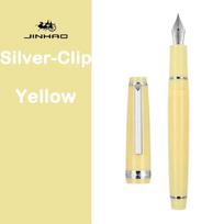 Jinhao 82 Fountain Pen 0.38/0.5/0.7mm Extra Fine Nib Sliver Clip Luxury Elegant Pens Writing Office School Supplies Stationery (as the picture,EF)