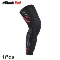 1Pc Knee Compression Sleeve With Padded Protection - Breathable Leg Support For Basketball,Football,Running,Sport- Youth & Adult M