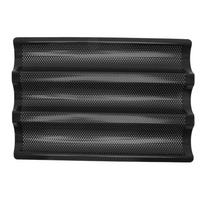 Perforated U Shape Baguette Pan Stainless Steel French Bread Pan French Baguette Pan  Breakfast juoda